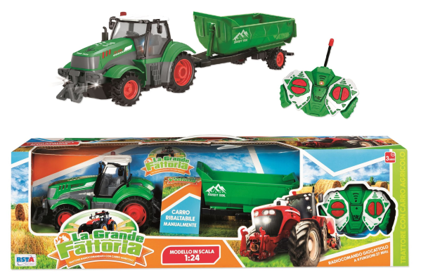 R/C TRATTORE CON CARRO RADIOCOMANDATO