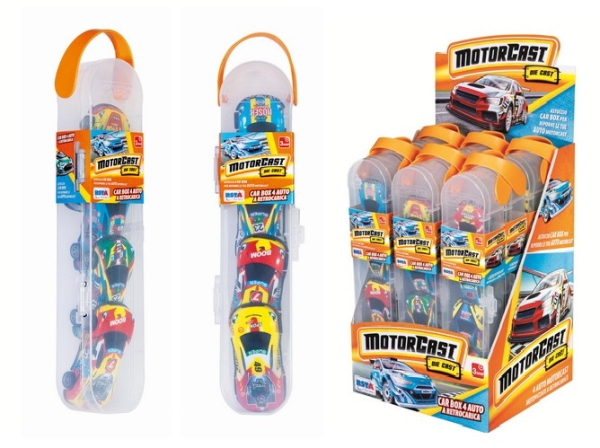 MOTORCAST ASTUCCIO CON 4 AUTO RETROCARICA — immagine 1