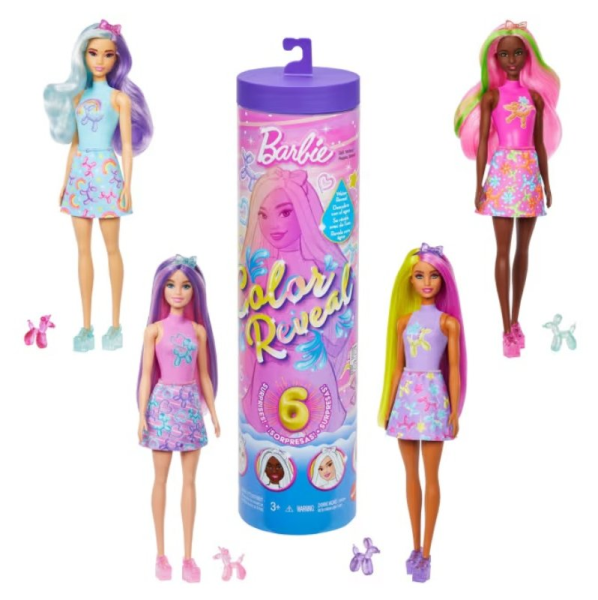 BARBIE COLOR REVEAL FESTA DI COMPLEANNO — immagine 1