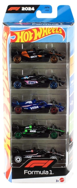 AUTO HOT WEELS 5 VEICOLI F1