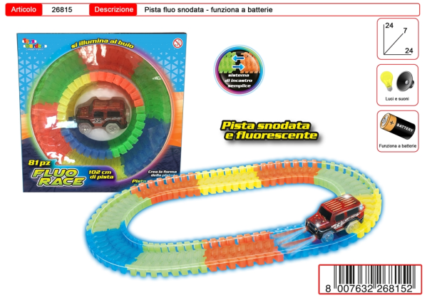 PISTA RACE FLUO MEDIA — immagine 1