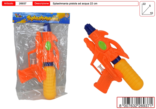 PISTOLA ACQUA 21cm A SPRUZZO — immagine 1