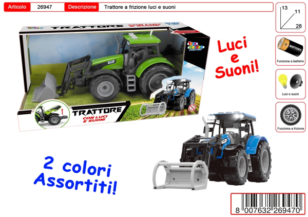 TRATTORE CON PALA A FRIZIONE — immagine 1