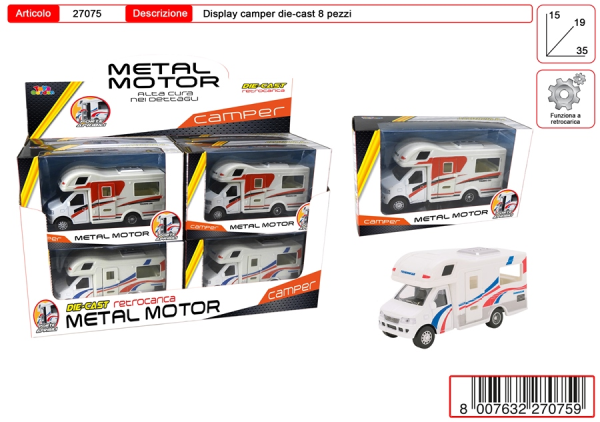 CAMPER DIECAST IN DISPLAY (8) — immagine 1