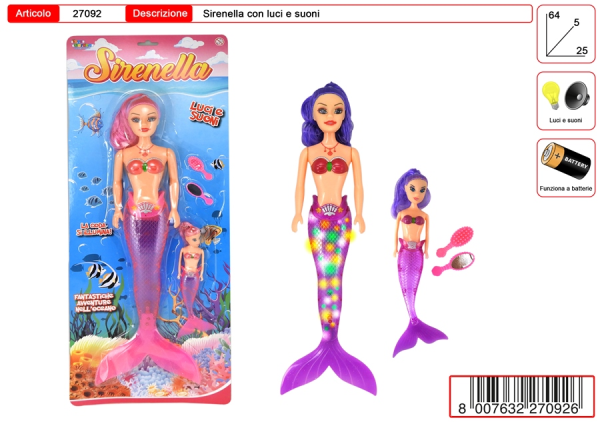SIRENETTA GRANDE SIRENELLA