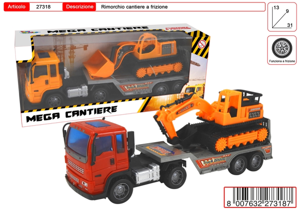 CAMION RIMORCHIO CANTIERE — immagine 1