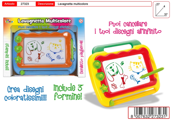 LAVAGNA MAGICA MULTICOLORE — immagine 1