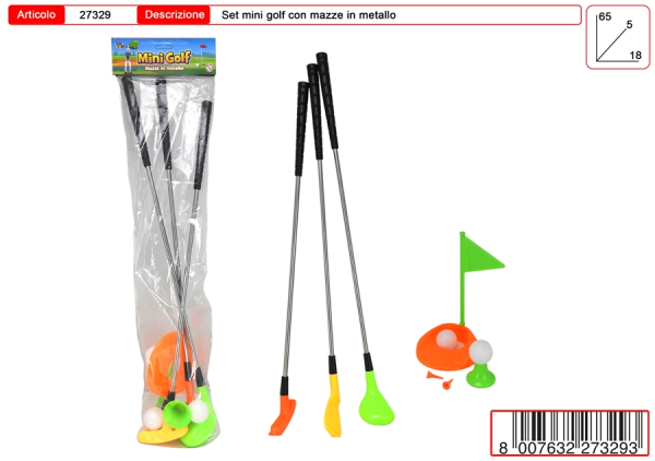 GOLF SET IN METALLO — immagine 1