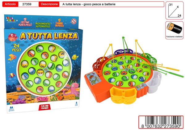 GIOCO PESCA 24 PESCI — immagine 1