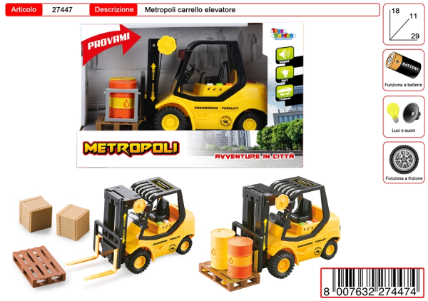 MEZZI CARRELLO ELEVATORE LUCI/SUONI — immagine 1