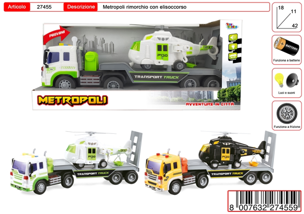 METROPOLI RIMORCHIO CON ELISOCCORSO — immagine 1