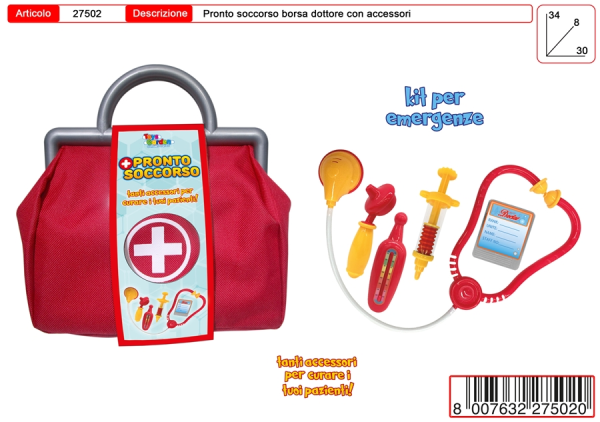 DOTTORE IN BORSA CON ACCESSORI — immagine 1