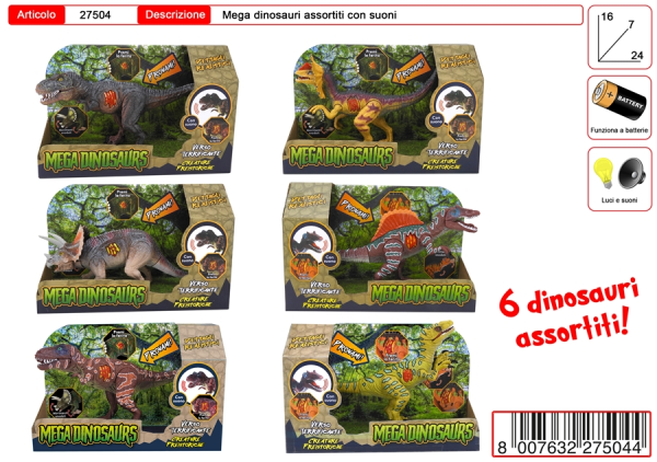 DINOSAURI MEGA CON SUONO — immagine 1