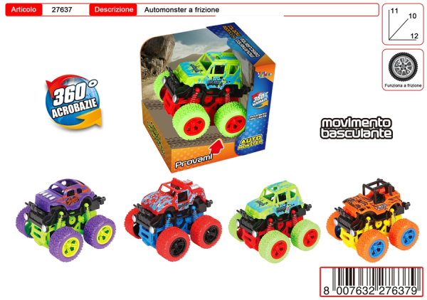 AUTO MONSTER A FRIZIONE — immagine 1