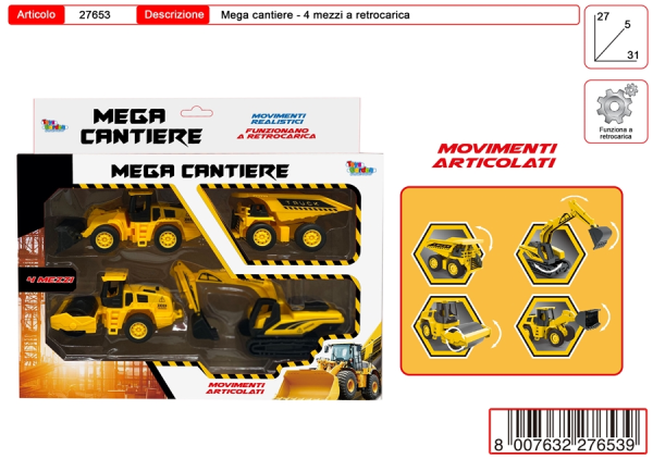 MEZZI SET CANTIERE IN SCATOLA — immagine 1