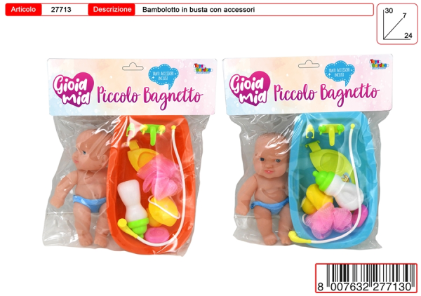 BABY CON VASCA E ACCESSORI — immagine 1