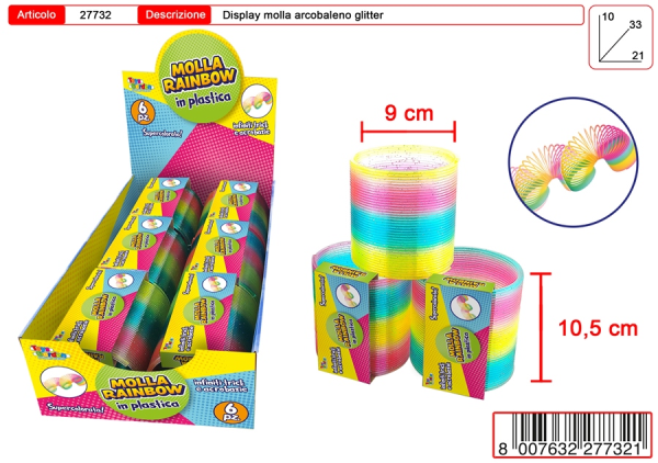 MOLLA ARCOBALENO GLITTER — immagine 1