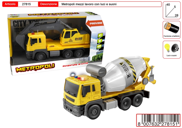 METROPOLI CANTIERE LUCI E SUONI