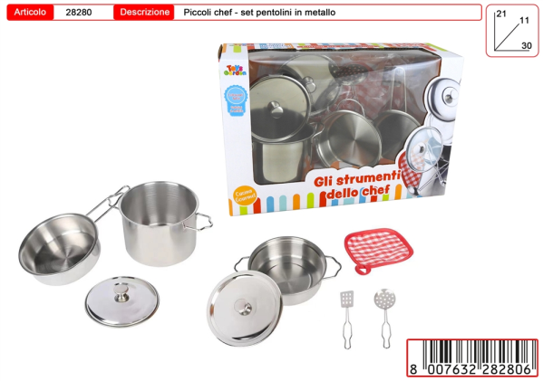 SET PENTOLE IN METALLO