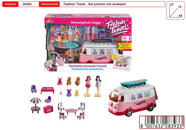 SET FASHION ADVENTURE CAMPER