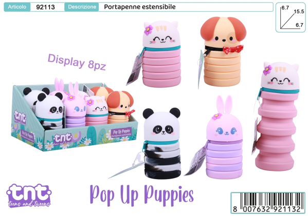 PORTAPENNE PUPPIES ESTENSIBILE — immagine 1