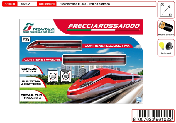 TRENO FRECCIAROSSA 1000 — immagine 1