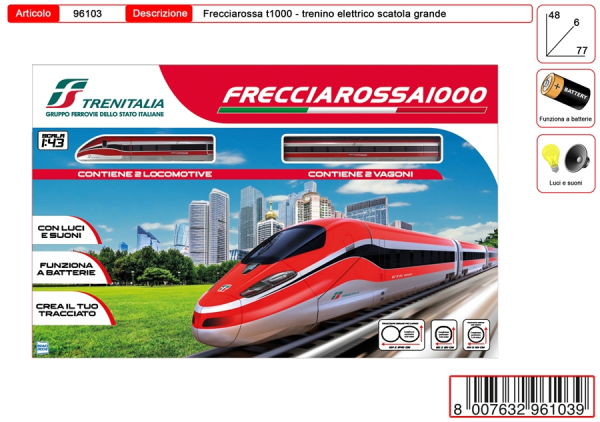 TRENO FRECCIAROSSA 1000 GRANDE — immagine 1