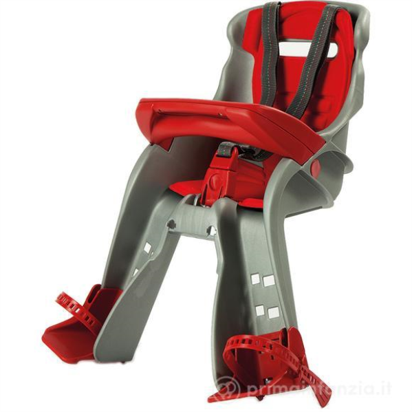 SEGGIOLINO BICI ORION anteriore ARGENTO