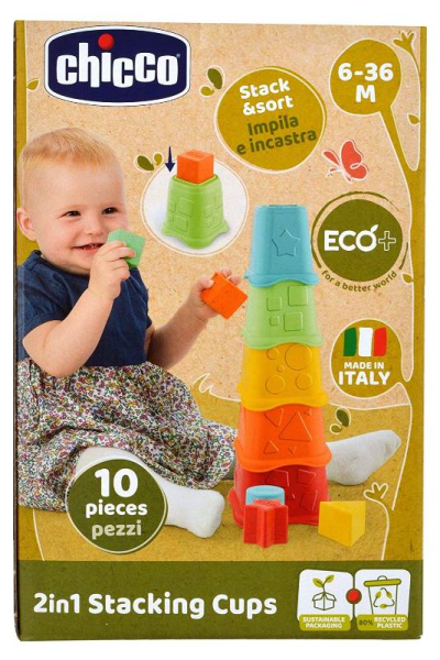 CHICCO TAZZE IMPILABILI 2IN1 ECOpiù — immagine 1