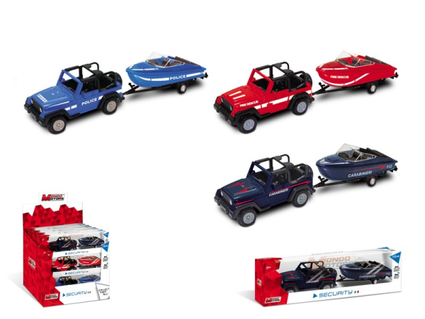 JEEP 1:64 CON BOAT ITALY — immagine 1