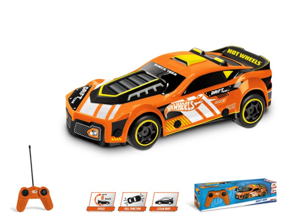 1:24 R/C AUTO HOT WEELS DRIFT ORANGE
