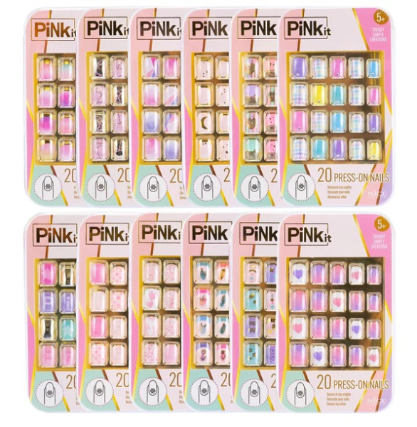 SET UNGHIE PINK IT PRESS ON NAILS — immagine 1
