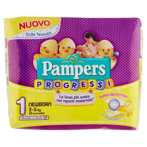PAMPERS PROGRESSI NEWBORN TG.1 (X28) 2020