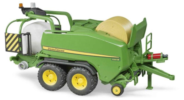 BRUDER TRATTORE JOHN DEERE WRAPPING CHAMBER — immagine 1
