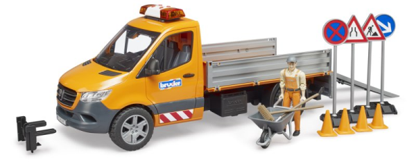 BRUDER MB SPRINTER POLIZIA MINICIPALE C/PILOTA