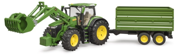 BRUDER JOHN DEERE 7R 350 CON CARRO E ACC