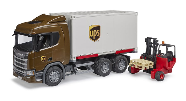 BRUDER SCAMIA SSUPER 560R LOGISTIC C/ACC — immagine 1