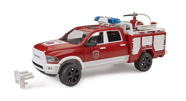 BRUDER RAM 2500 Power Wagon pompieri con luci e suono — immagine 1