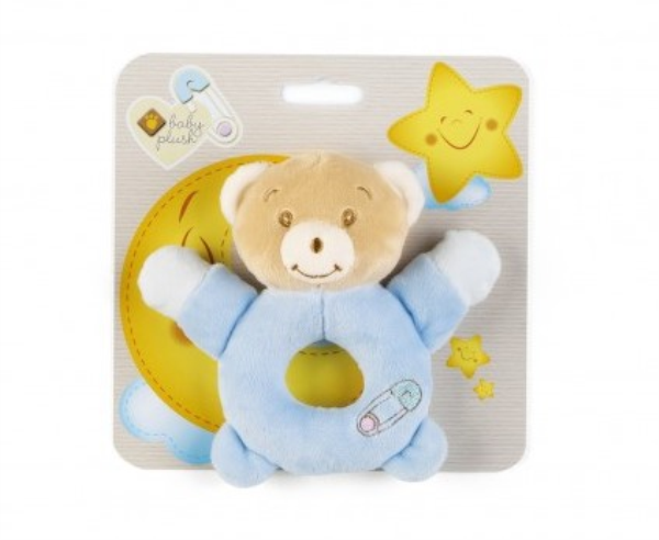 BABYCARE - ORSETTO ANELLO SONAGLINO -14 CM. — immagine 1