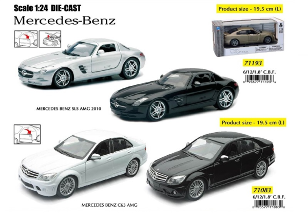 1:24 AUTO MERCEDES BENZ SLS AMG