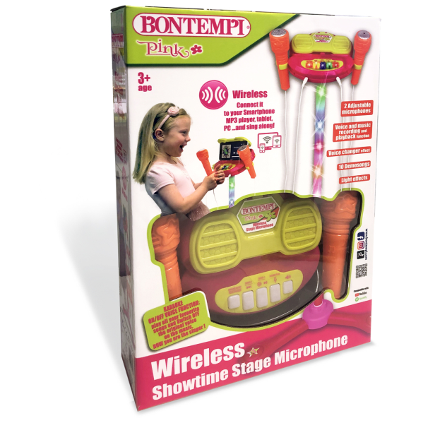DOPPIO MICROFONO DA PALCOSCENICO WIRELESS