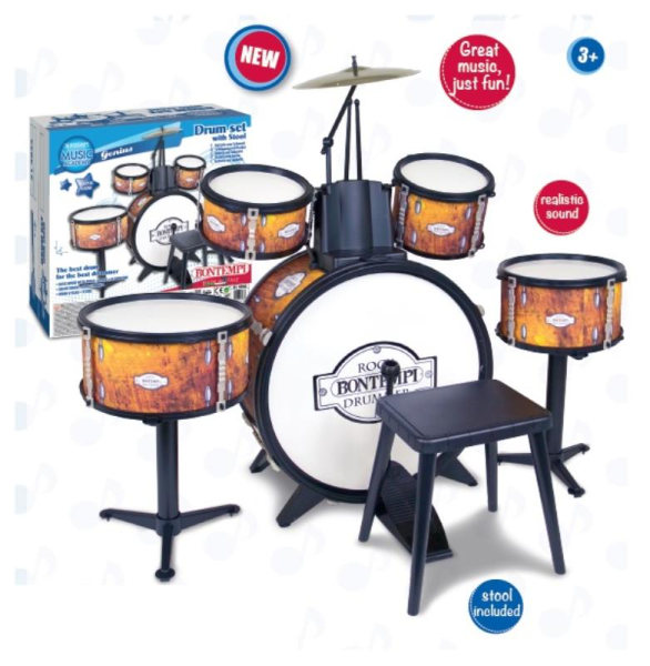 BATTERIA CLASSICA 6 ELEM C/SGABELLO
