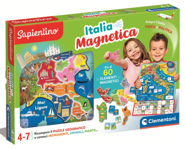 PUZZLE GEO MAGNETICO DELL.ITALIA — immagine 1