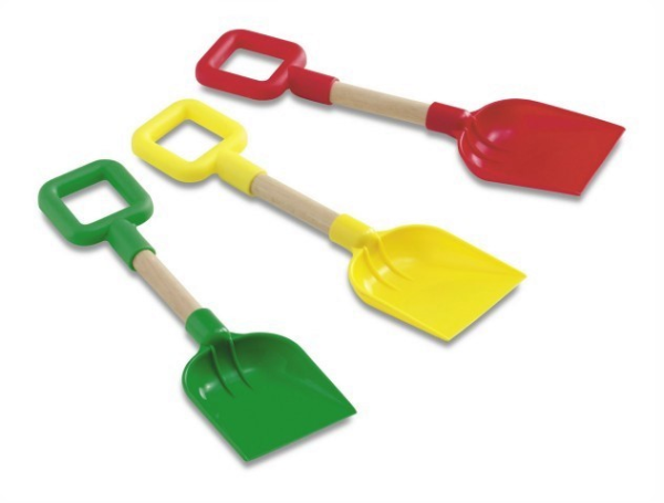PALETTA PLASTICA MANICO LEGNO CM.35 (72) — immagine 1