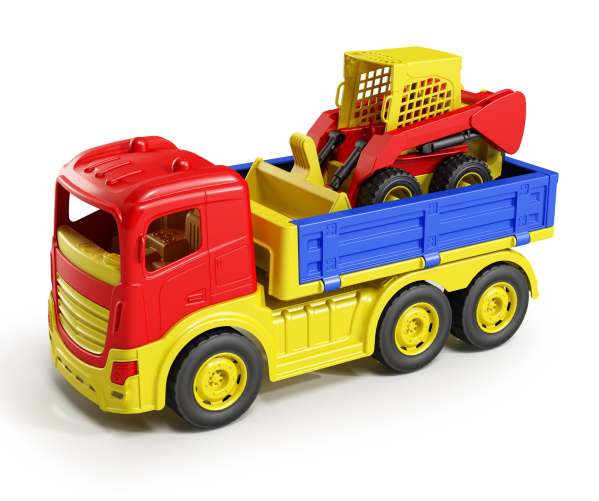Camion Dumper 6 ruote più skid in rete — immagine 1