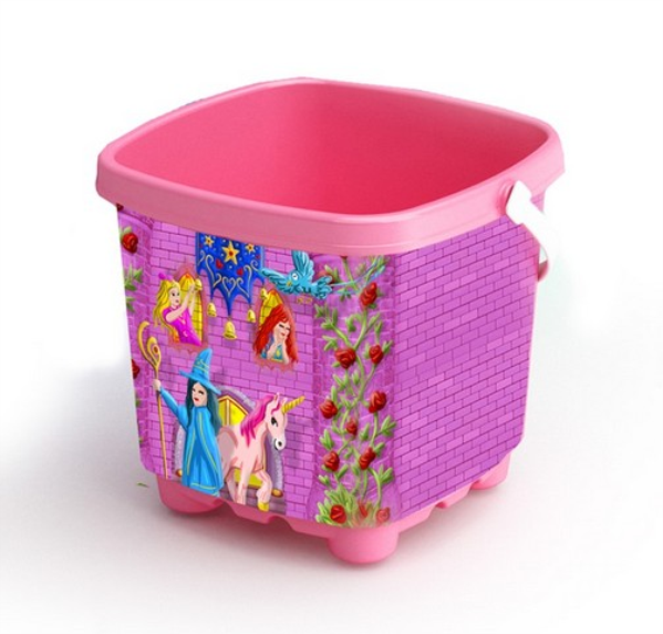 Secchiello Castello d.18 Fantasy ROSA(60) — immagine 1