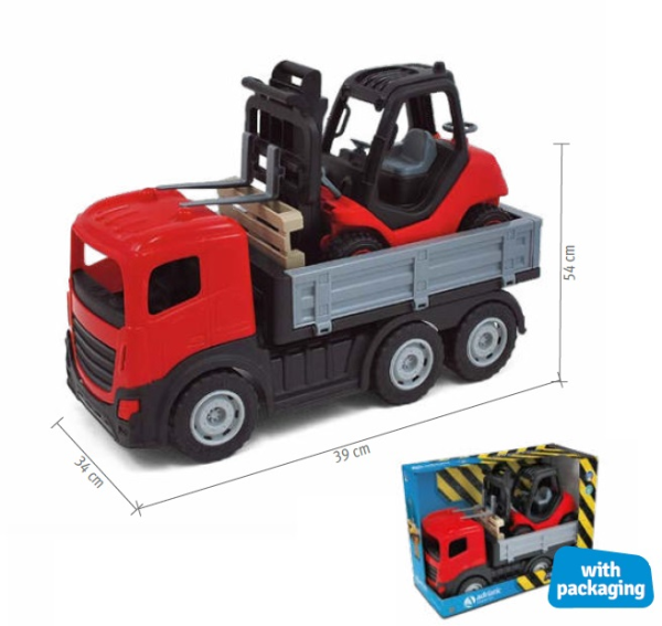 CAMION 6 RUOTE MULTISPpiùMULETTO IN BOX