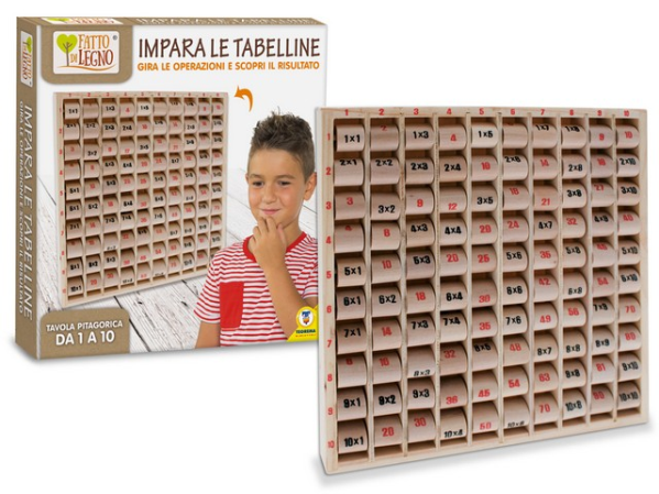 LEGNO IMPARA LE TABELLINE — immagine 1