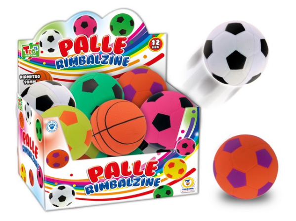 PALLINE RIMBALZINA 6 MDL 12 PZ DIAMETRO 90MM — immagine 1