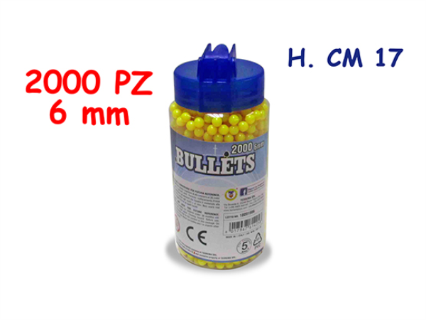 PALLINI BIBERON 2000PZ. 6MM. CONF. IN PLASTICA — immagine 1